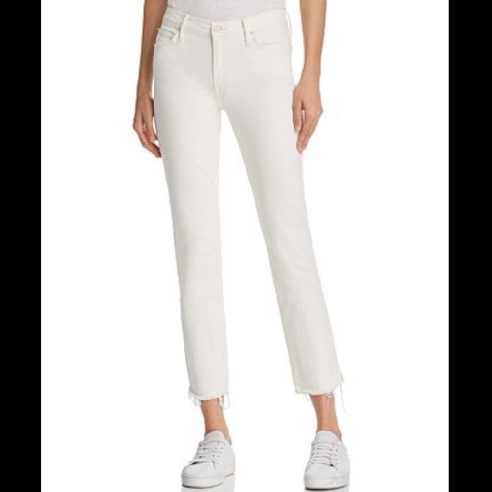 COPY - Mother The Rascal Ankle Snippet Jeans in Whipping the Cream Size 26 EUC